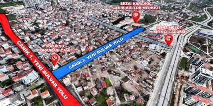 Canik 2. Yeni Bulvar Yolu Geliyor 